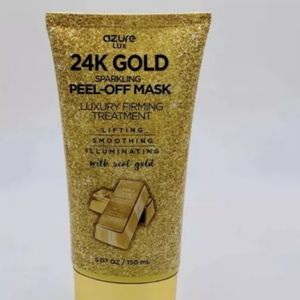 Azure Lux 24K Gold Sparkling and Illuminating Peel-Off Mask 5.07 oz. 150 ml. New